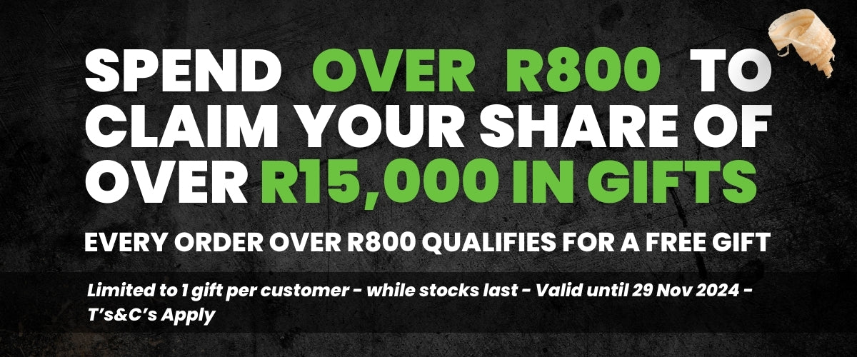 Spend R800 and get a free gift with your order until 29 November 2024