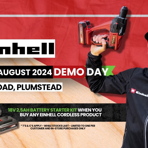 Einhell Demo Day - Saturday  17 August 2024