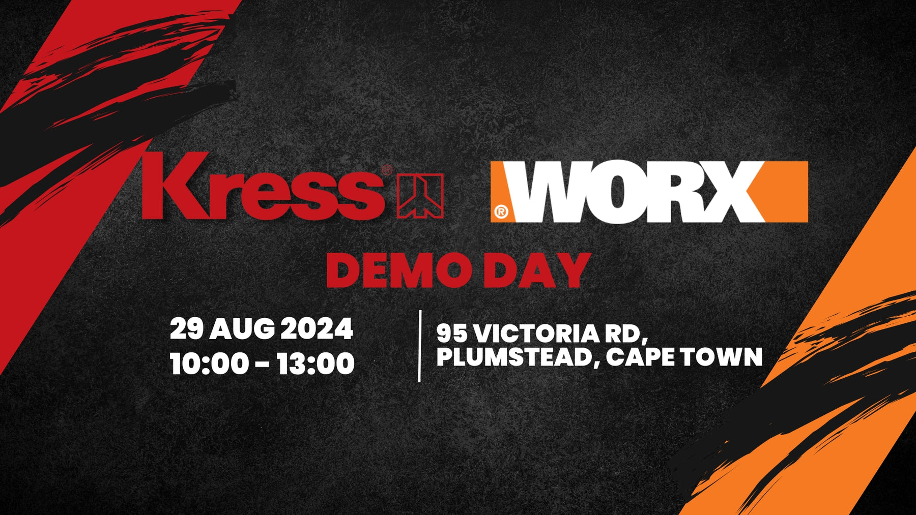 Kress and Worx Demo Day 29 August 2024