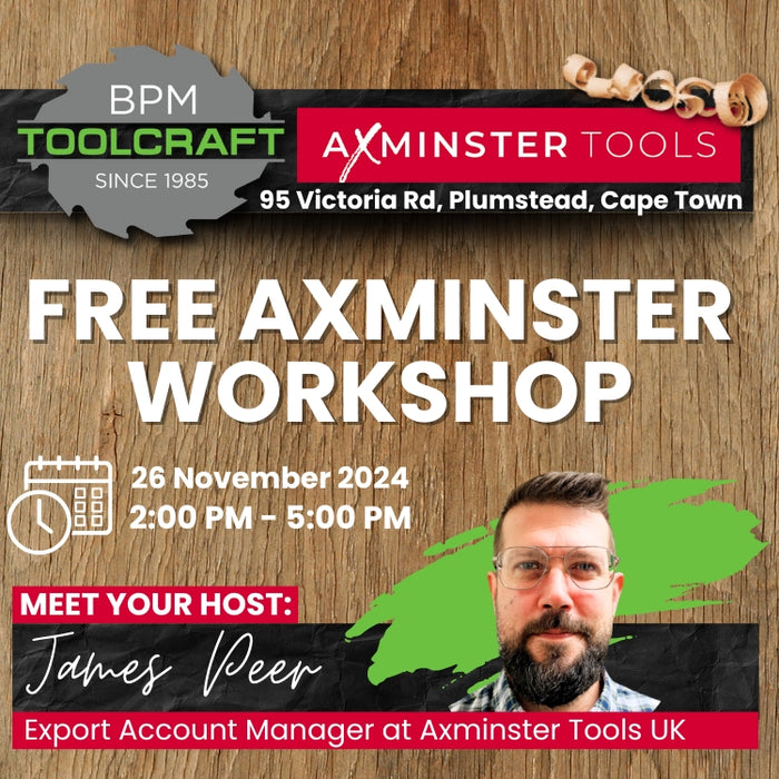 Axminster Tools Workshop - 26 November