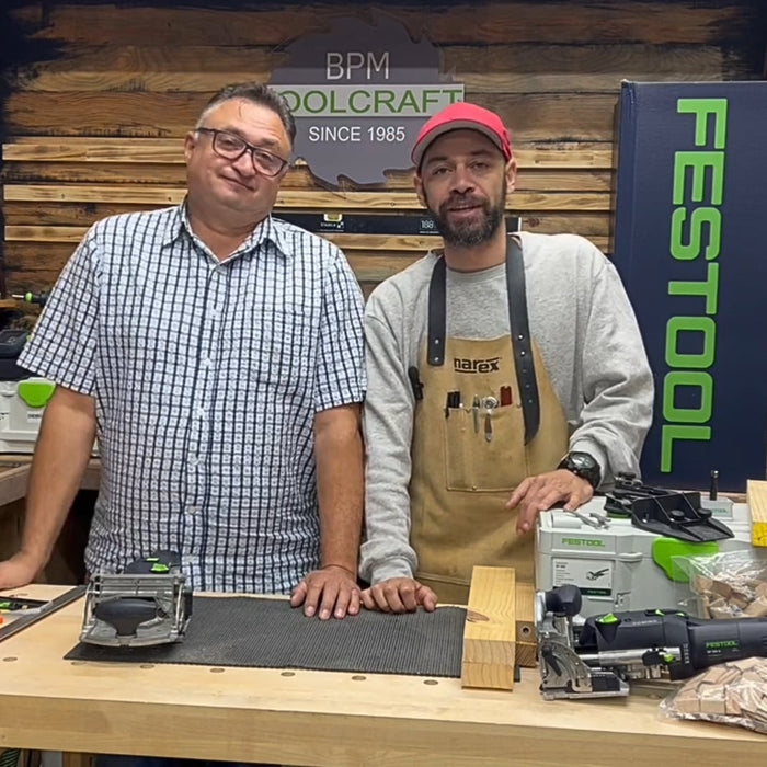 The Festool Domino DF 700 EQ-Plus Machine with Warren September