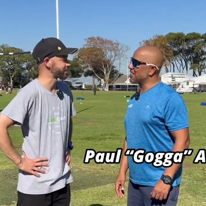 Welding cricket wickets with Paul “Gogga” Adams