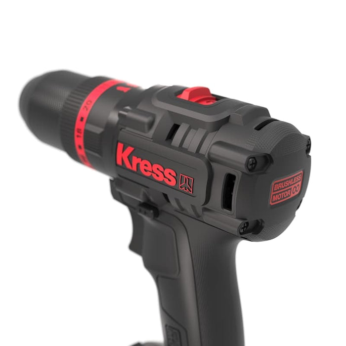 Kress | Cordless Hammer Drill 20V Bl 60Nm 2x2.0Ah+2A BMC