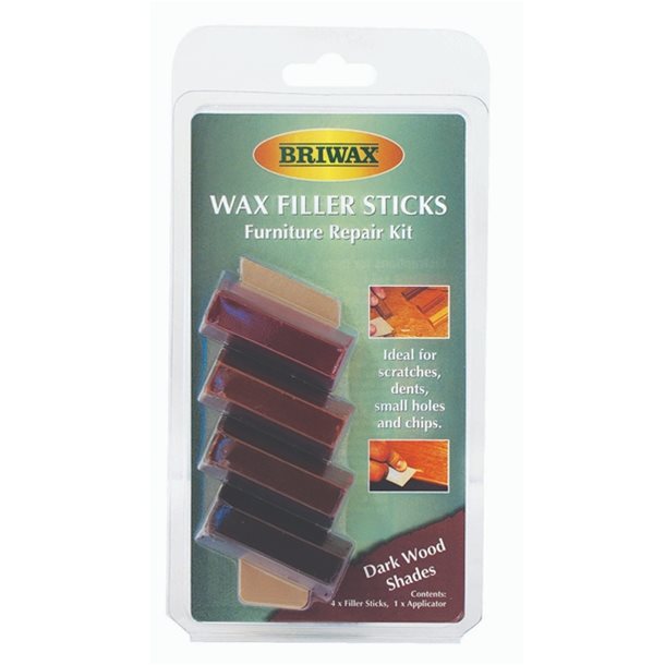 Briwax | Wax Filler Sticks Set of Dark Shades 4Pc