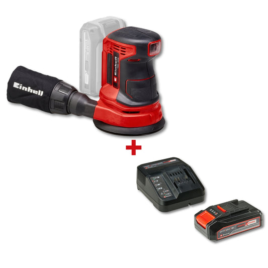 Einhell | Cordless Random Orbital Sander TE-RS 18 Li + 2,5Ah Battery Kit