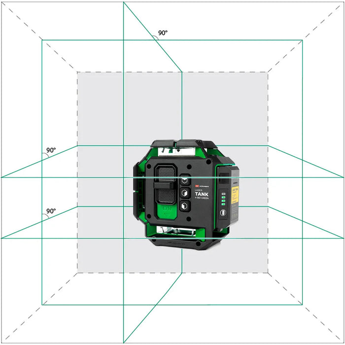 ADA | Laser Tank Cross Line Green 4X360º with Tripod