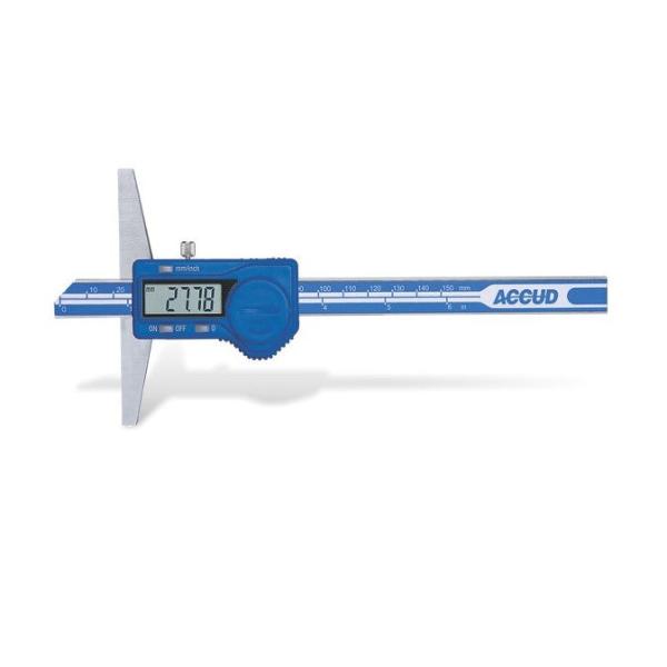 Accud | Depth Gauge Digital 0-300mm/0-12"