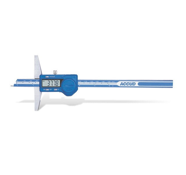 Accud | Depth Gauge Digital Point 0-200mm/0-8"