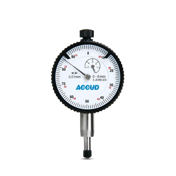 Accud | Dial Indicator Shockproof Lug & Flat Back