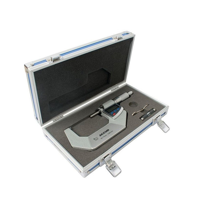 Accud | Micrometer Digital Outside IP65 50-75mm 0.003mm Acc. 0.001mm Res.