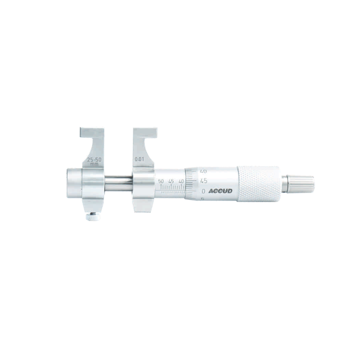 Accud | Micrometer Inside 25-50mm with Setting Ring