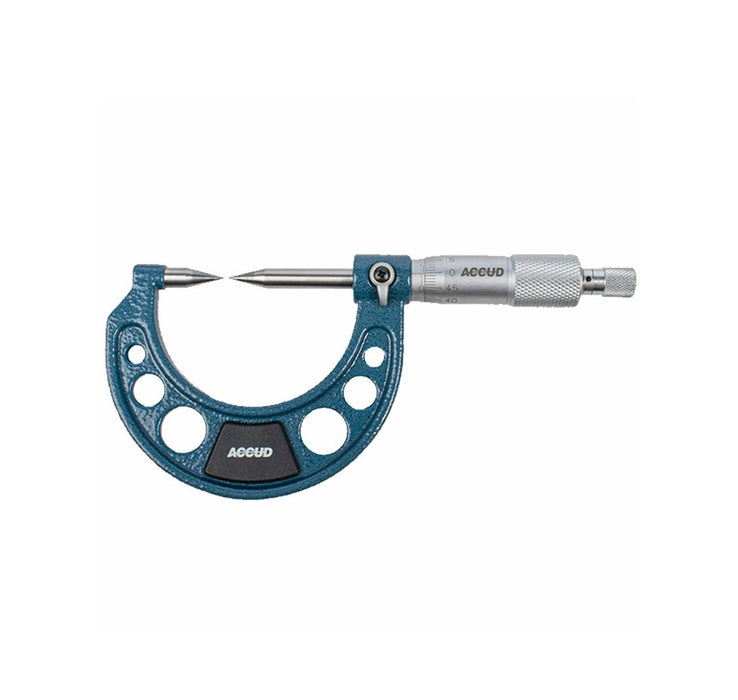 Accud | Micrometer Point 30º 0-25mm 0,004mm Accuracy