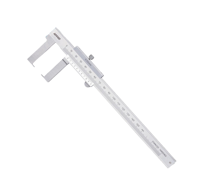 Accud | Vernier Outside Neck Calliper 0-150mm/0-6"