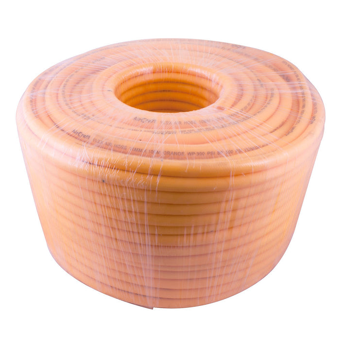 AirCraft | Flex Air Hose 10mm X 100m Orange WP300Psi BP 900Psi Yohkon Flex