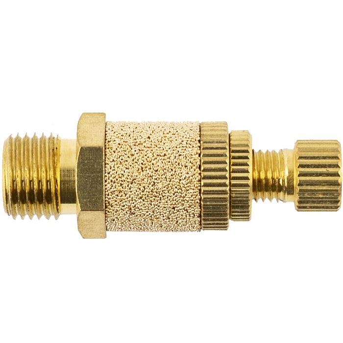 AirCraft | Flow Control Silencer Brass 1/8" M