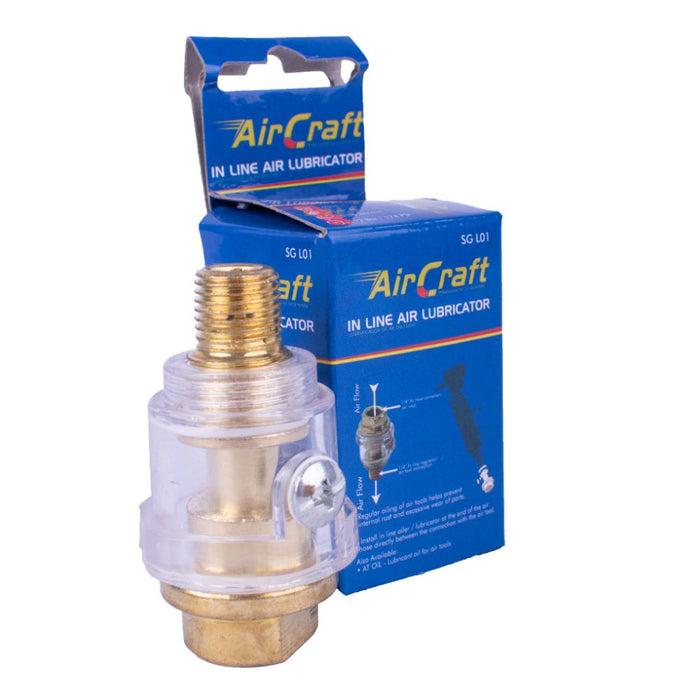 AirCraft | Lubricator In Line 1/4" Hanging Box