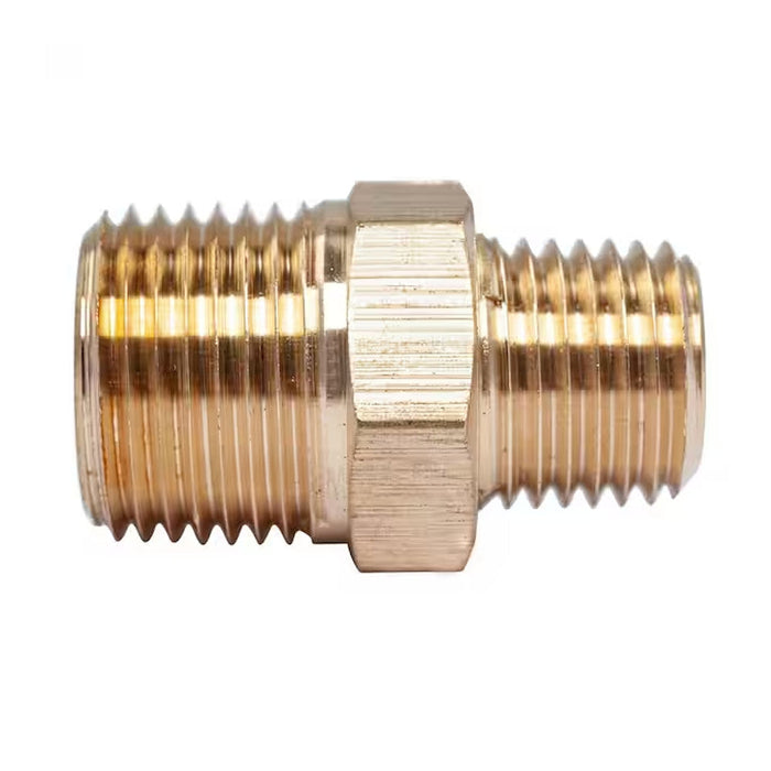 AirCraft | Nipple Brass 1/4"X3/8" M/M