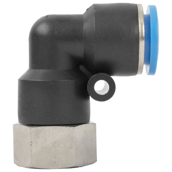 AirCraft | PU Hose Fitting Elbow 12mm-1/4" F