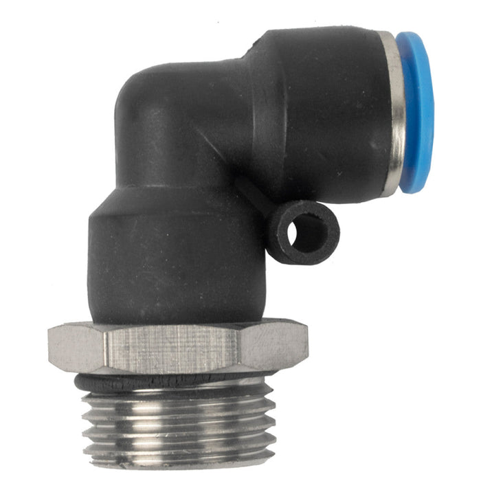 AirCraft | PU Hose Fitting Elbow w/O-Ring 10mm-1/2" M