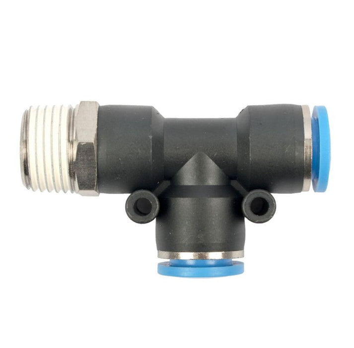 AirCraft | PU Hose Fitting Tee 12X12mm X 1/2"M