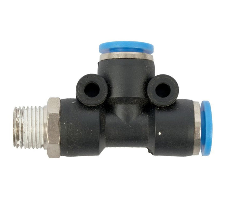 AirCraft | PU Hose Fitting Tee 6X6mm X 1/8"M