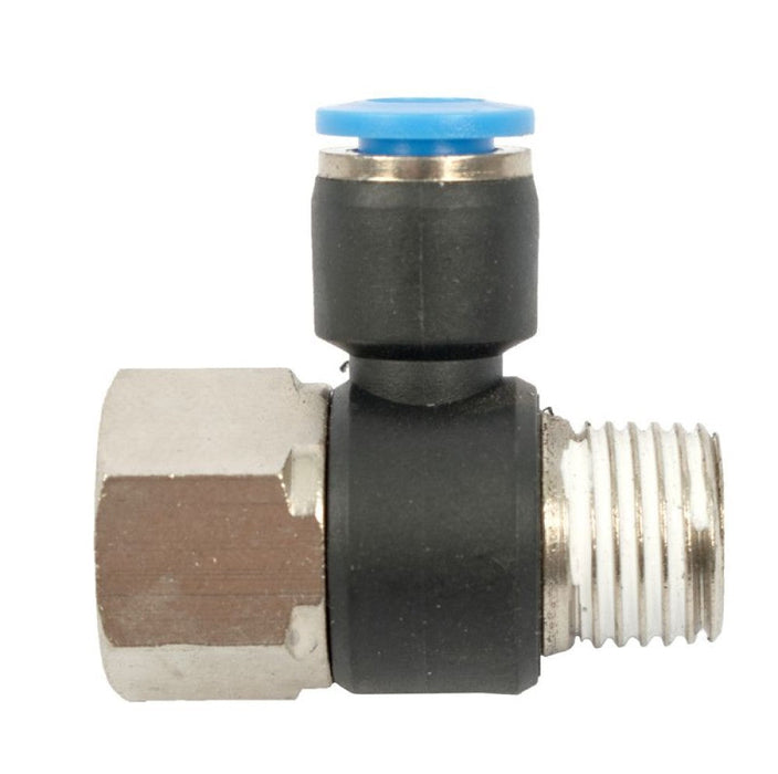 AirCraft | PU Hose Fitting Tee 6mm X 1/4"F X 1/4" M