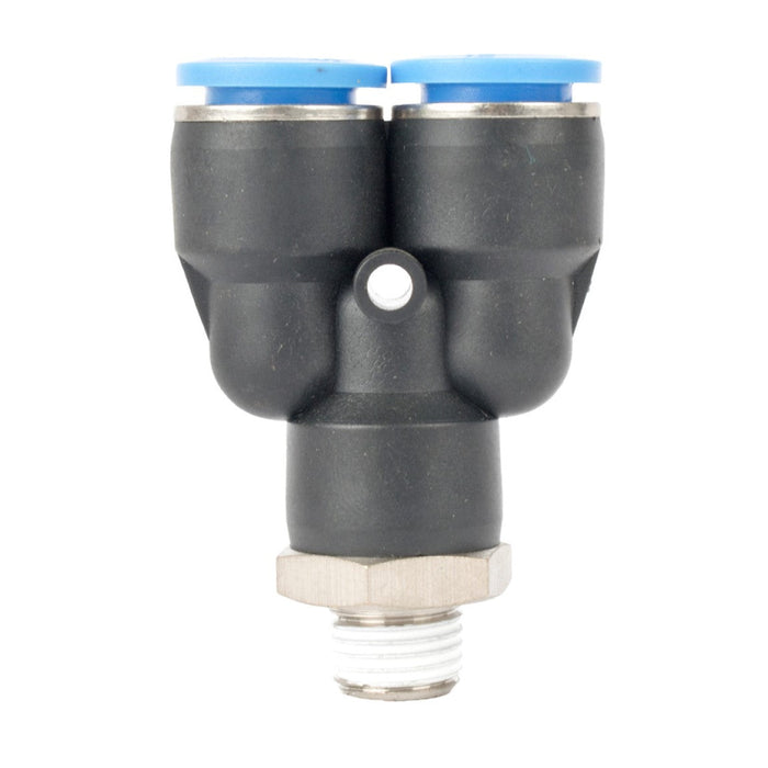 AirCraft | PU Hose Fitting Y Joint 12mm-1/4" M