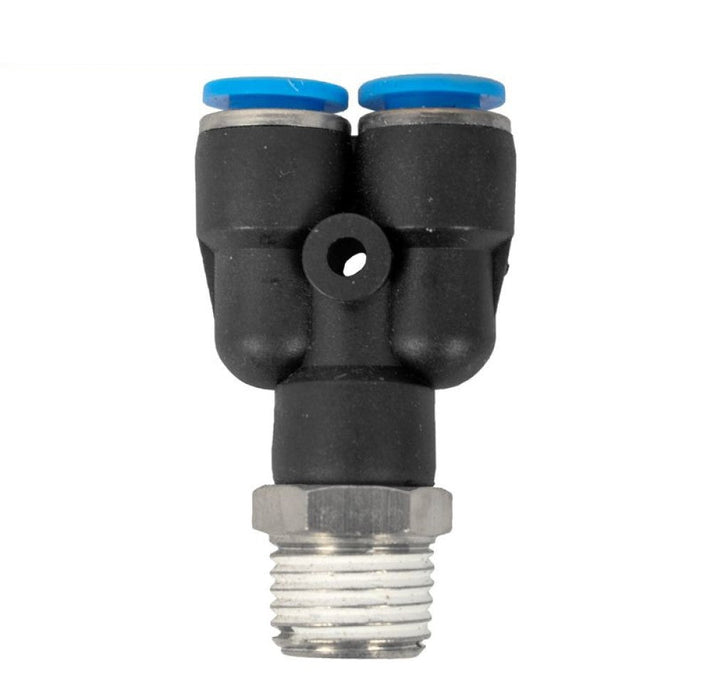 AirCraft | PU Hose Fitting Y Joint 6mm-1/4" M