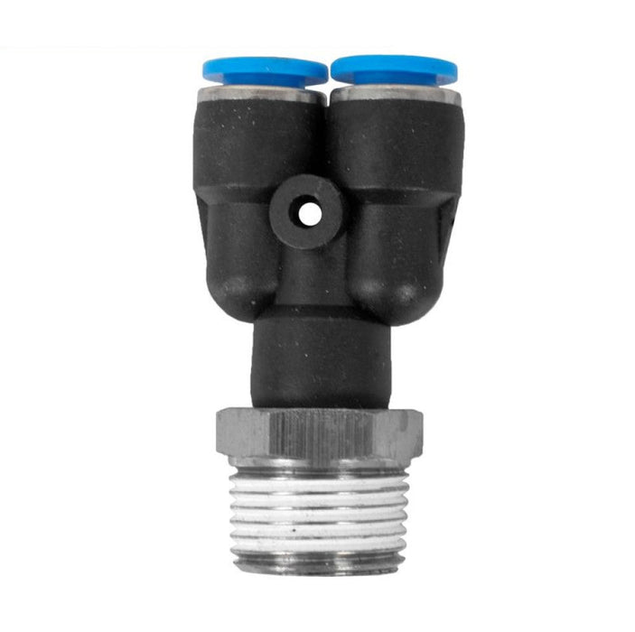 AirCraft | PU Hose Fitting Y Joint 6mm-3/8" M