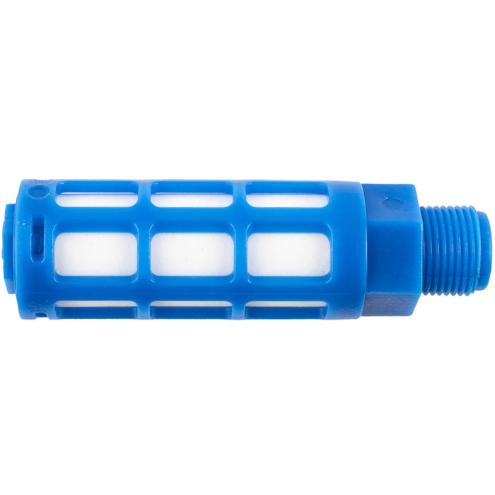 AirCraft | Plastic Breather Silencer 3/8" M Blue