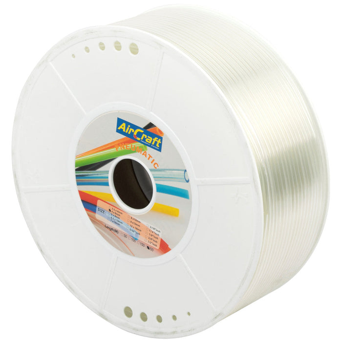 AirCraft | Polyurethane Hose 6mm O.D. per Metre Transparent (200m per Roll)