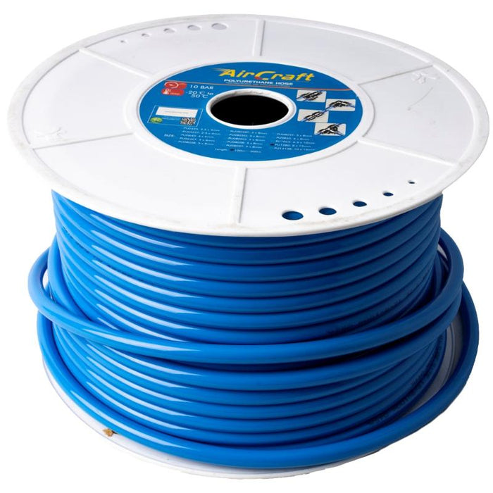 AirCraft | Polyurethane Hose Blue 12mm O.D. per Metre (100m Roll)