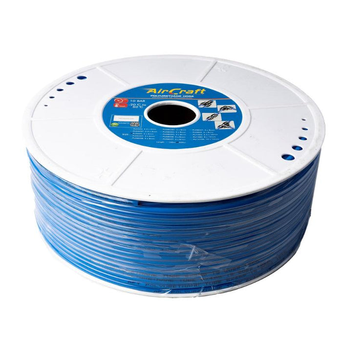 AirCraft | Polyurethane Hose Blue 6mm O.D. per metre (200m per Roll)