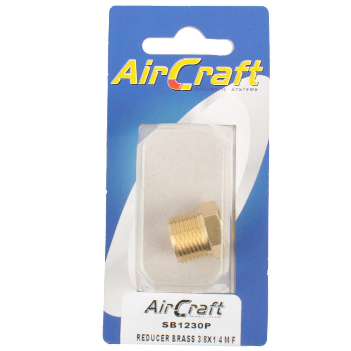 AirCraft | Reducer Brass 3/8"X1/4" M/F Conical 1Pc