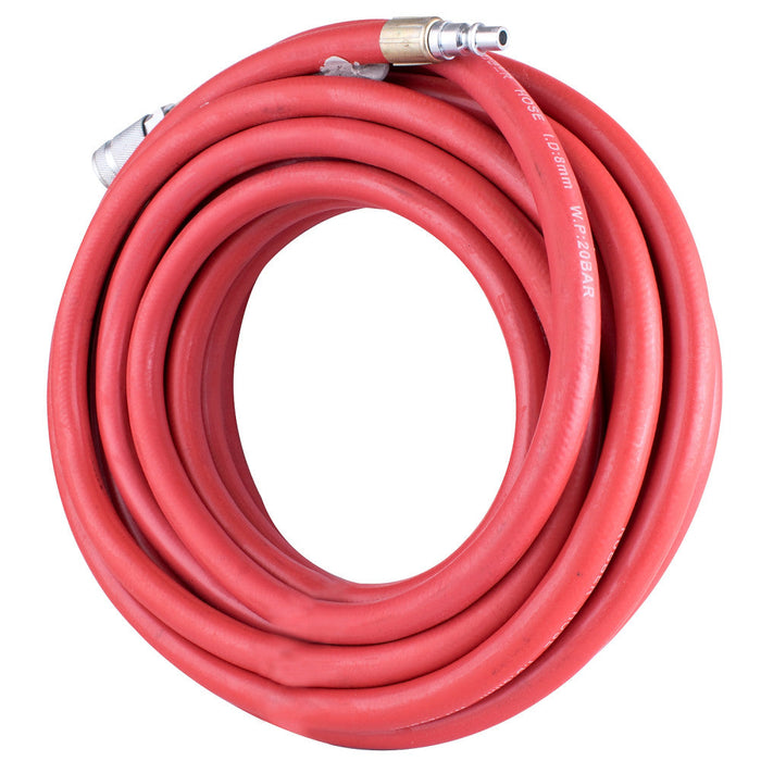 AirCraft | Rubber Hose Kit 8mmX10m Red w/Aro Coupler