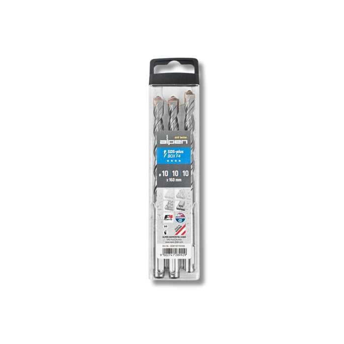 Alpen | Drill Bit SDS-plus F4 Forte 10,0mm X 160/100mm 3Pc