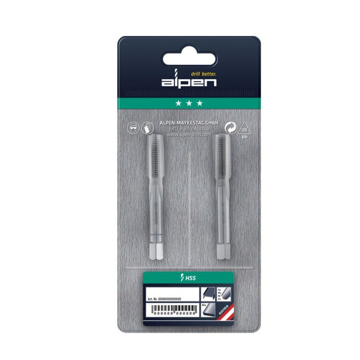 Alpen | Tap Set HSS Imperial G 1/4" Pouched