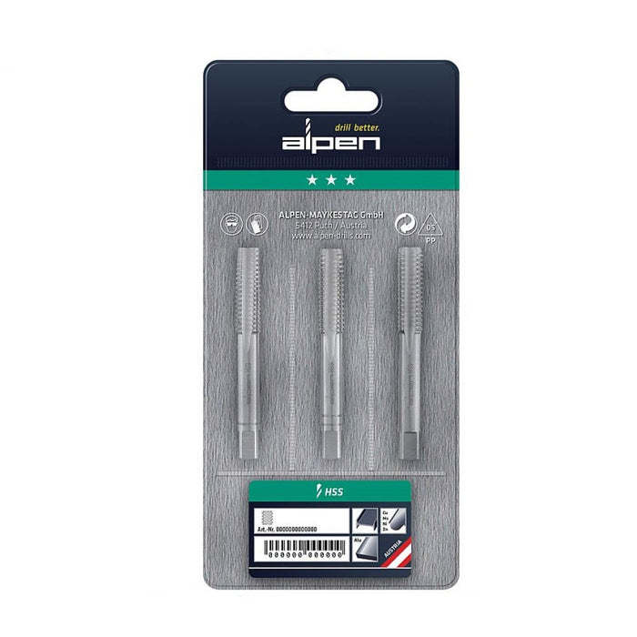 Alpen | Tap Set in Pouch M2 HSS 0.5mm Pitch