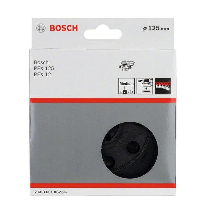 Bosch | Backing Pad Rubber (Medium) for PEX 125 - BPM Toolcraft