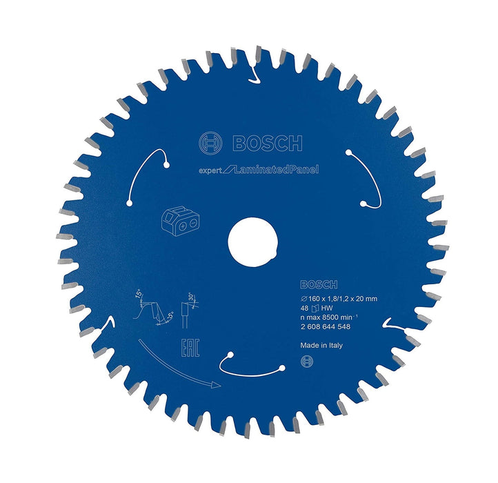 Bosch | Circular Saw Blade 160X20mm 48T Expert for Laminated Panels