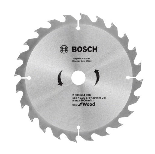 Bosch | Circular Saw Blade 184X20mm 24T Eco for Wood