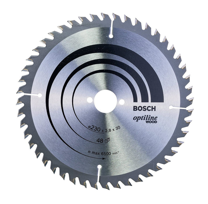 Bosch | Circular Saw Blade 230X30mm 48T Optiline for Wood