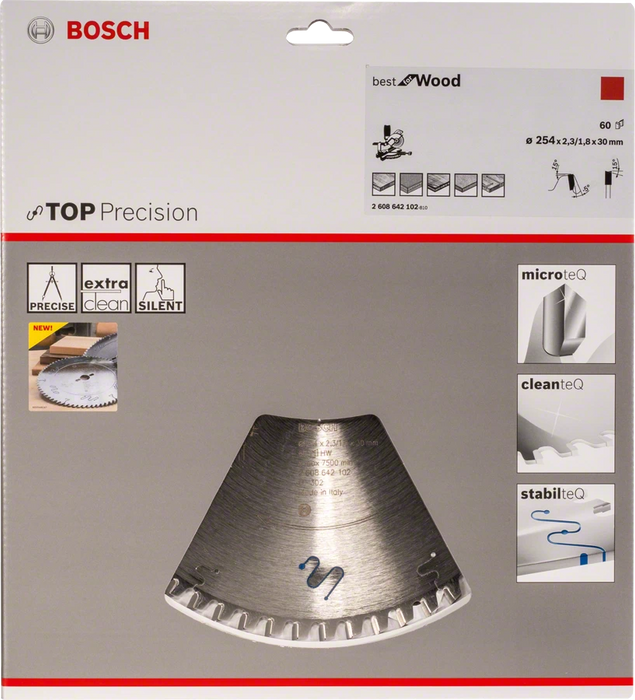 Bosch | Circular Saw Blade BS WO B 254X30mm 60T