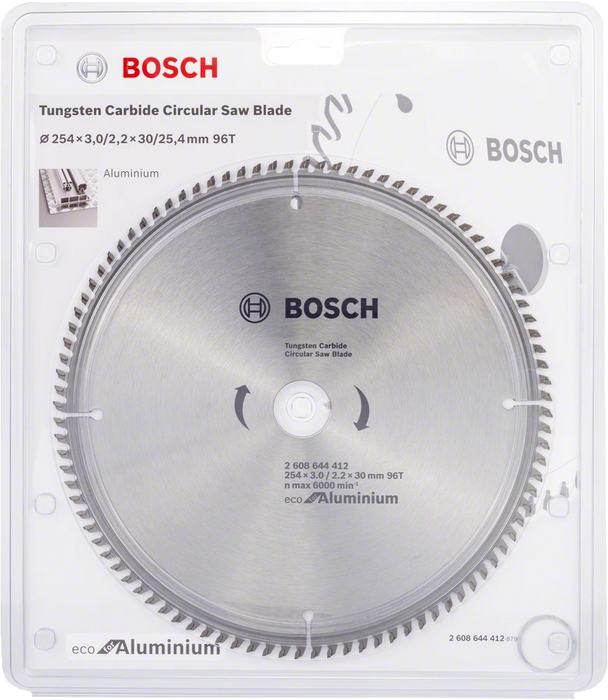 Bosch | Circular Saw Blade EC Al B 254X30mm 96T