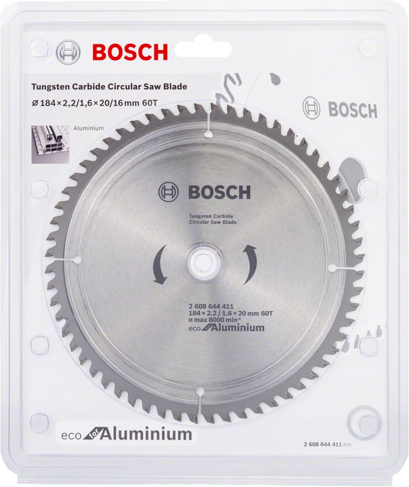 Bosch | Circular Saw Blade EC Al H 184X20mm 60T