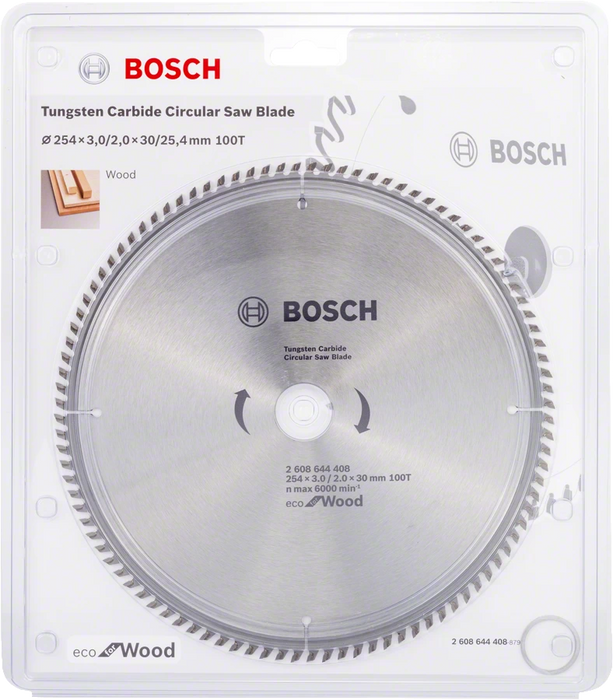 Bosch | Circular Saw Blade EC WO B 254X30mm 100T