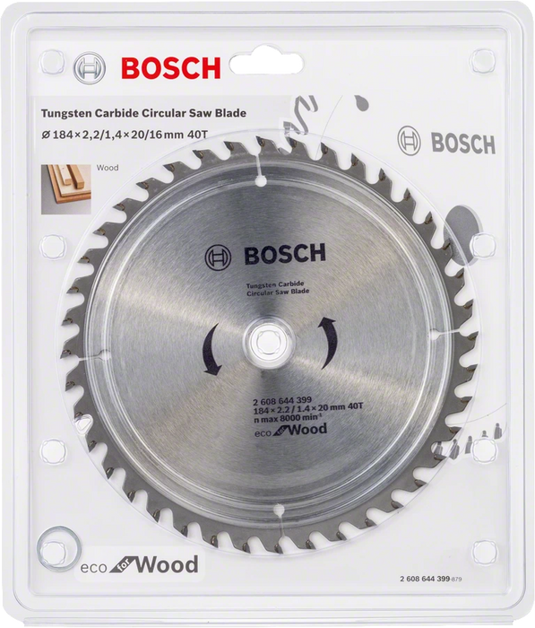 Bosch | Circular Saw Blade EC WO H 184X20mm 40T