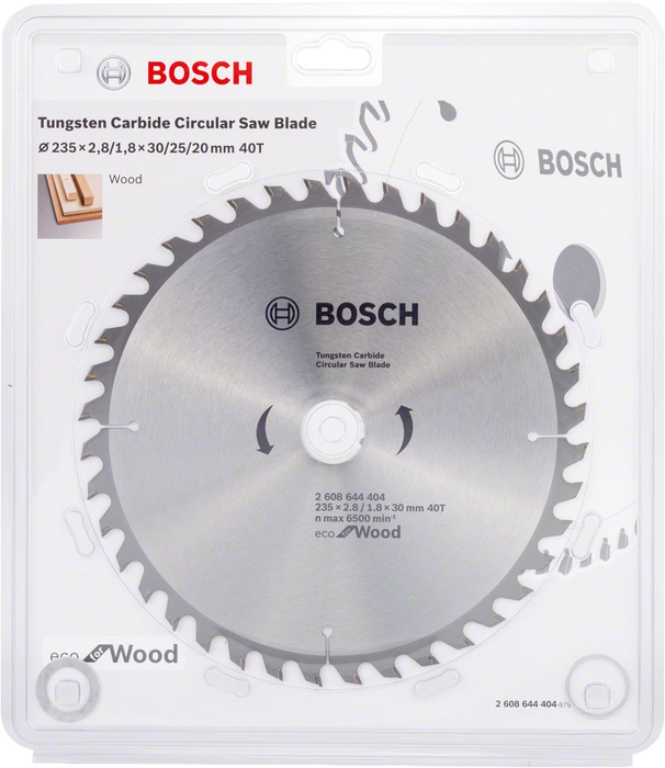 Bosch | Circular Saw Blade EC WO H 235X30mm 40T