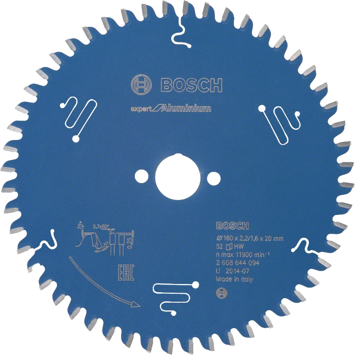 Bosch | Circular Saw Blade EX Al H 160X20mm 52T