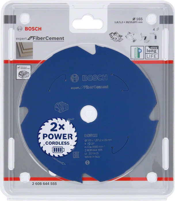 Bosch | Circular Saw Blade EX FC H 165X1.8/1.2X20mm 4T